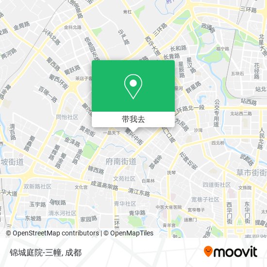 锦城庭院-三幢地图