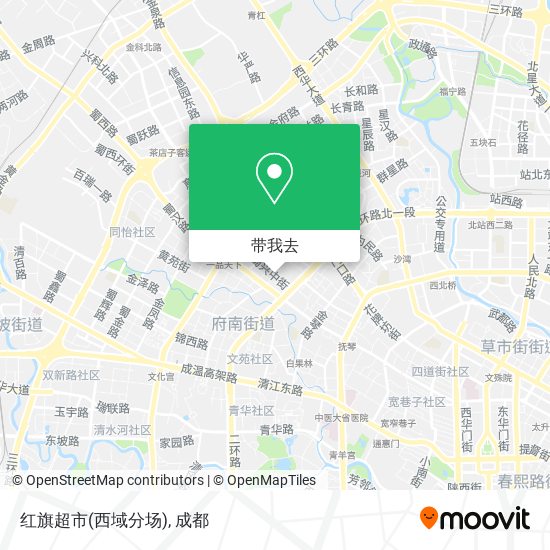 红旗超市(西域分场)地图