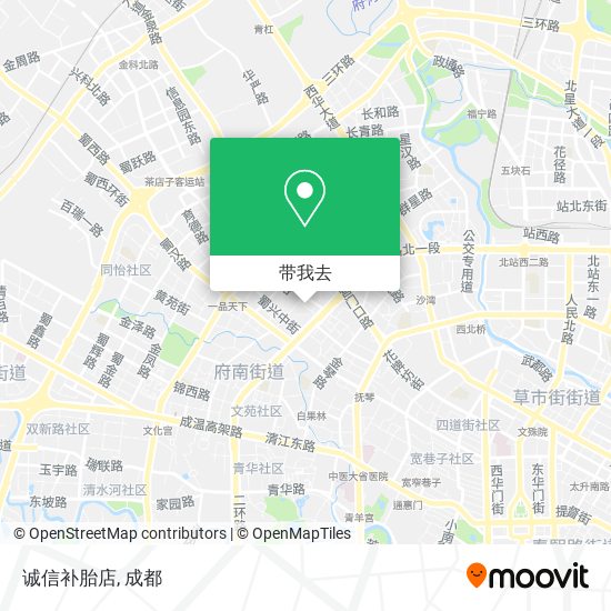 诚信补胎店地图