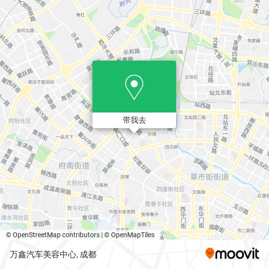 万鑫汽车美容中心地图
