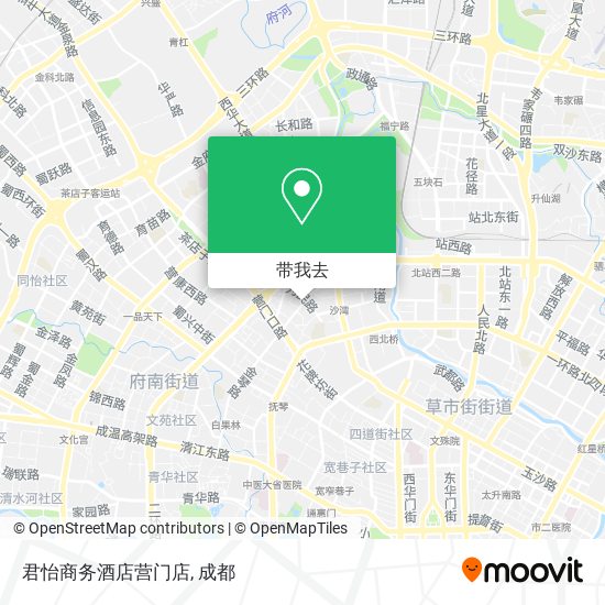 君怡商务酒店营门店地图
