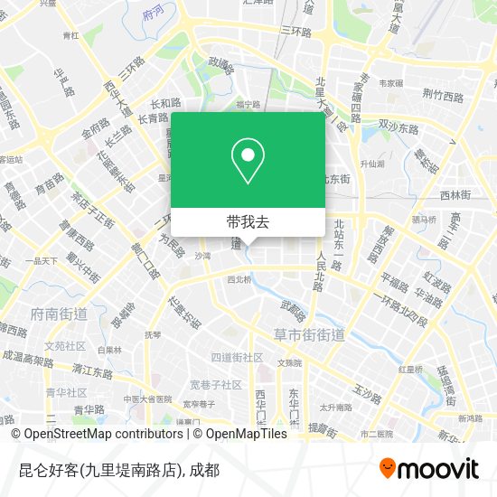 昆仑好客(九里堤南路店)地图