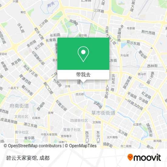 碧云天家宴馆地图