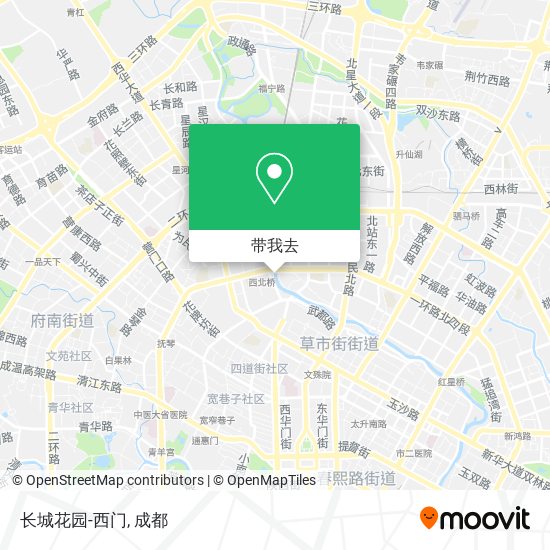 长城花园-西门地图