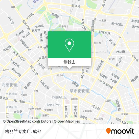 格丽兰专卖店地图