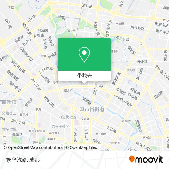 繁华汽修地图