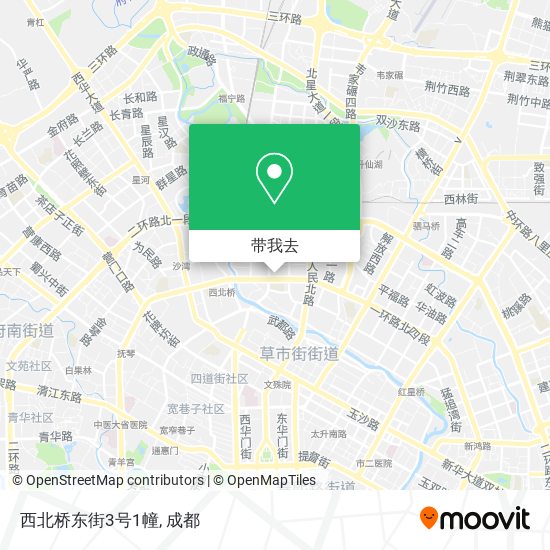 西北桥东街3号1幢地图