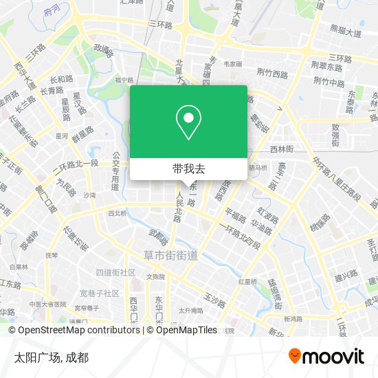 太阳广场地图