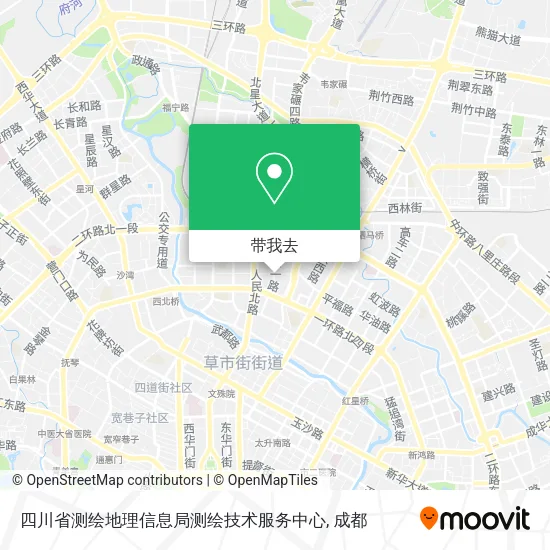 四川省测绘地理信息局测绘技术服务中心地图