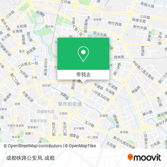 成都铁路公安局地图
