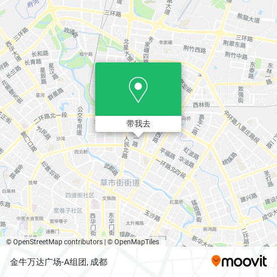 金牛万达广场-A组团地图