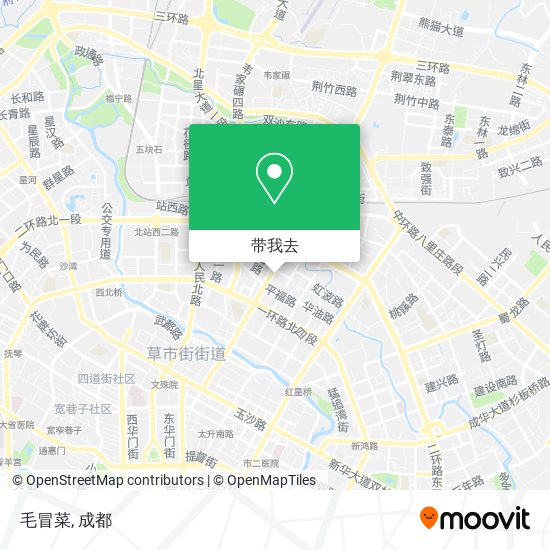毛冒菜地图