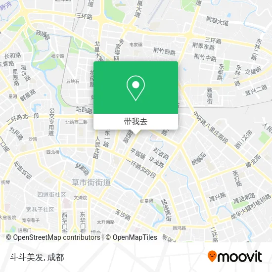 斗斗美发地图