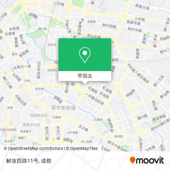解放西路11号地图