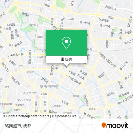 铭爽超市地图