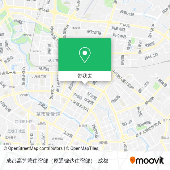 成都高笋塘住宿部（原通锦达住宿部）地图
