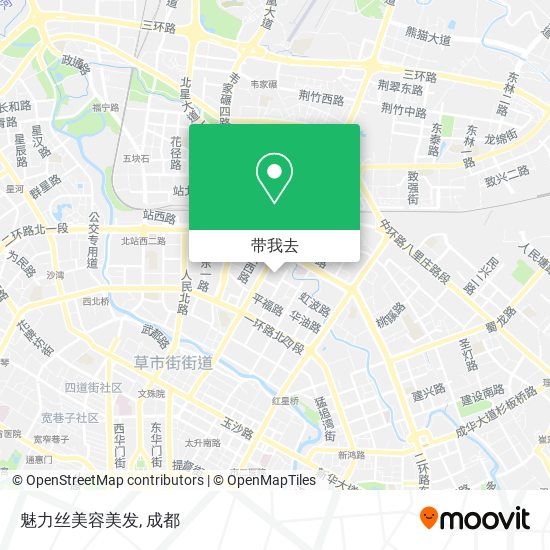 魅力丝美容美发地图