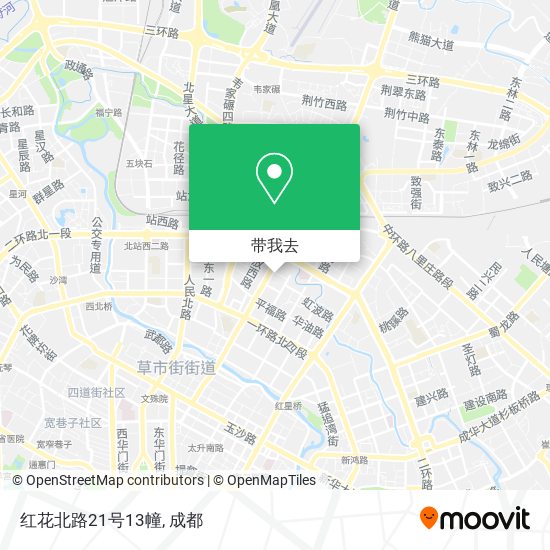 红花北路21号13幢地图