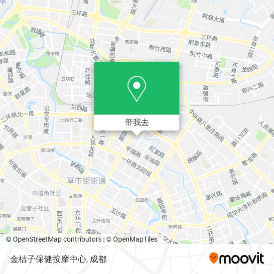 金桔子保健按摩中心地图
