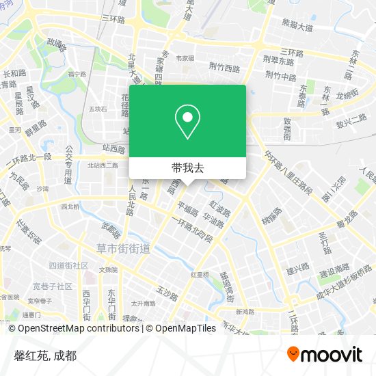 馨红苑地图