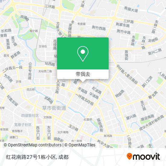 红花南路27号1栋小区地图