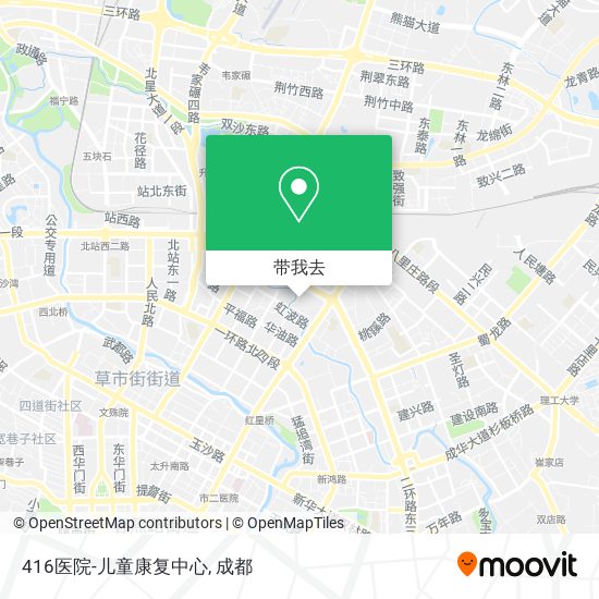 416医院-儿童康复中心地图