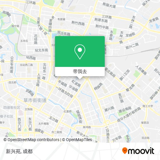 新兴苑地图