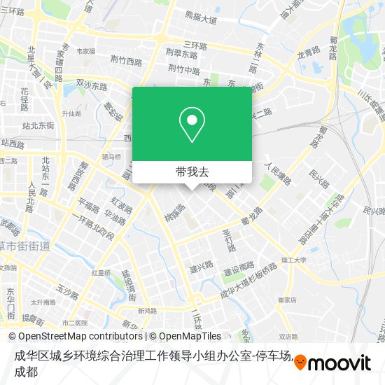 成华区城乡环境综合治理工作领导小组办公室-停车场地图