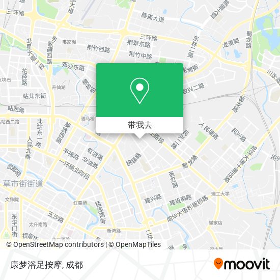 康梦浴足按摩地图