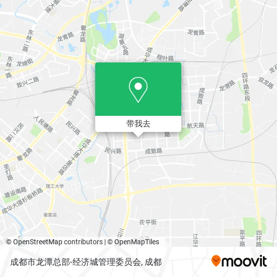 成都市龙潭总部-经济城管理委员会地图