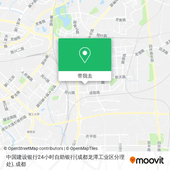 中国建设银行24小时自助银行(成都龙潭工业区分理处)地图