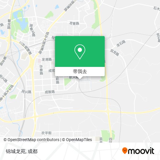 锦城龙苑地图