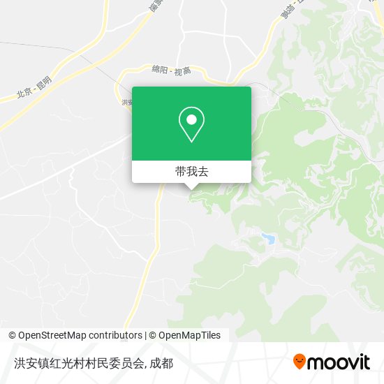 洪安镇红光村村民委员会地图