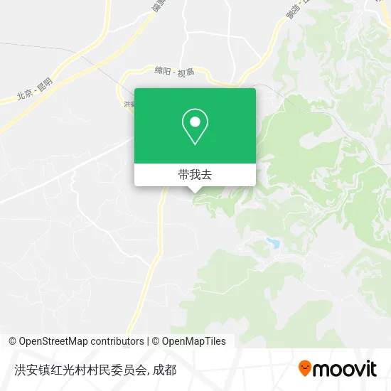 洪安镇红光村村民委员会地图