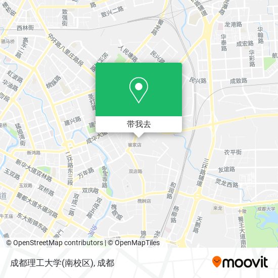 成都理工大学(南校区)地图
