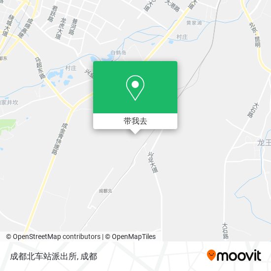 成都北车站派出所地图