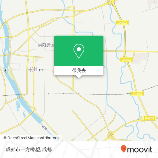 成都市一方橡塑地图