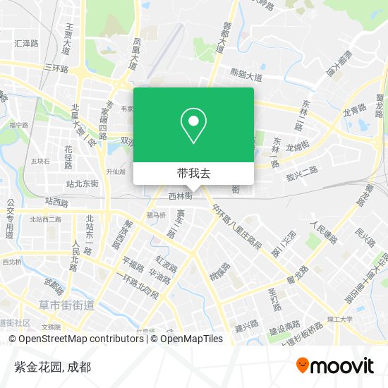 紫金花园地图