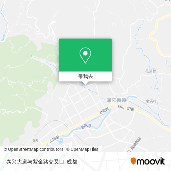 泰兴大道与紫金路交叉口地图