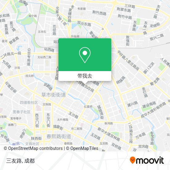 三友路地图