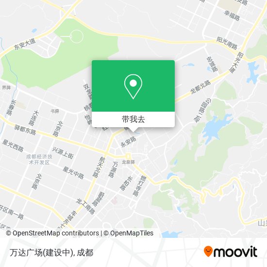 万达广场(建设中)地图