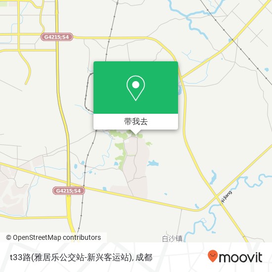 t33路(雅居乐公交站-新兴客运站)地图
