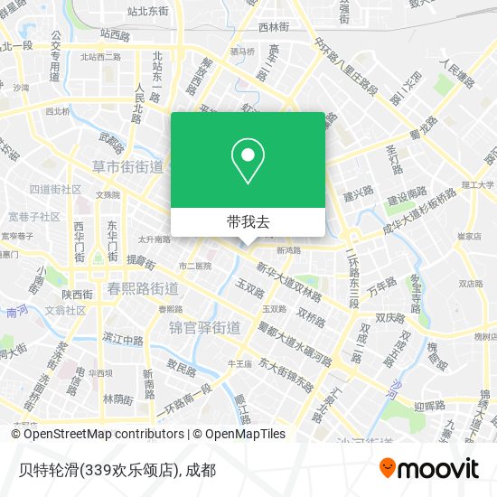 贝特轮滑(339欢乐颂店)地图