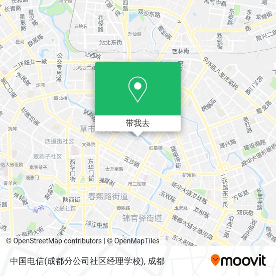 中国电信(成都分公司社区经理学校)地图