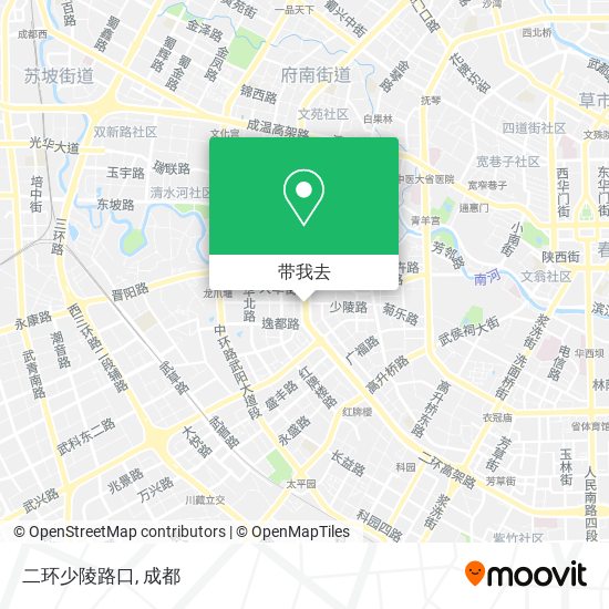 二环少陵路口地图
