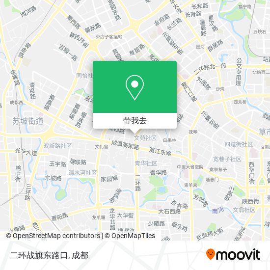 二环战旗东路口地图