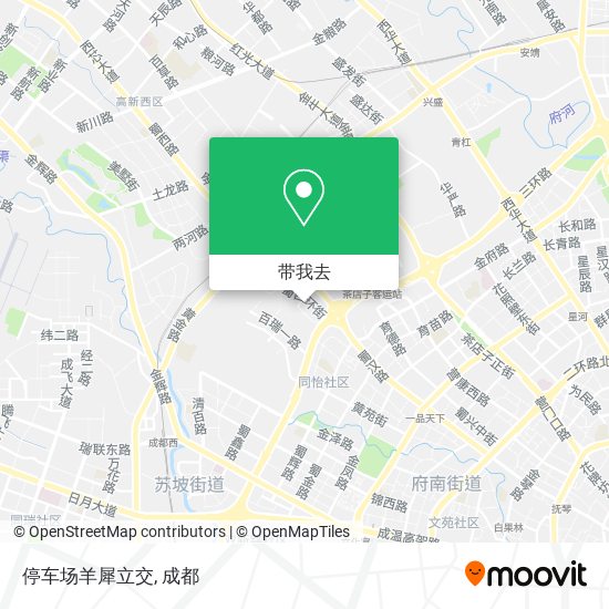 停车场羊犀立交地图