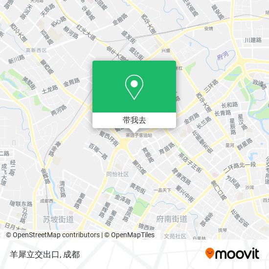 羊犀立交出口地图