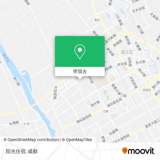 阳光住宿地图