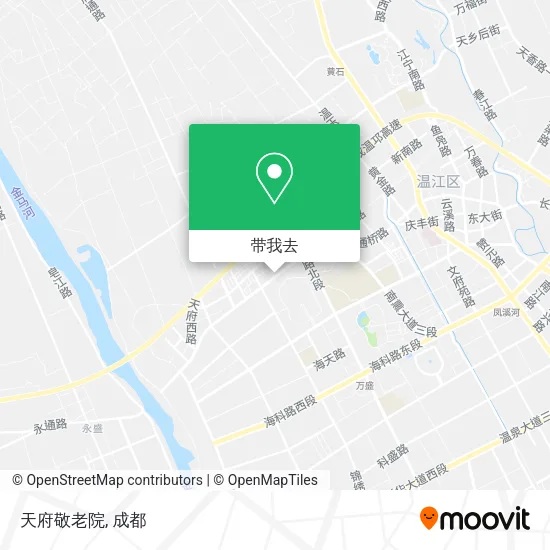 天府敬老院地图